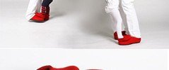 pantofole rosse danzanti